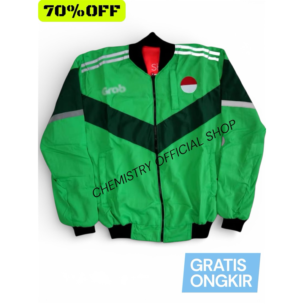 JAKET GRAB-SOPY TERBARU | JAKET OJOL FULL BORDIR WATERPROOF | JAKET GRB_SFD