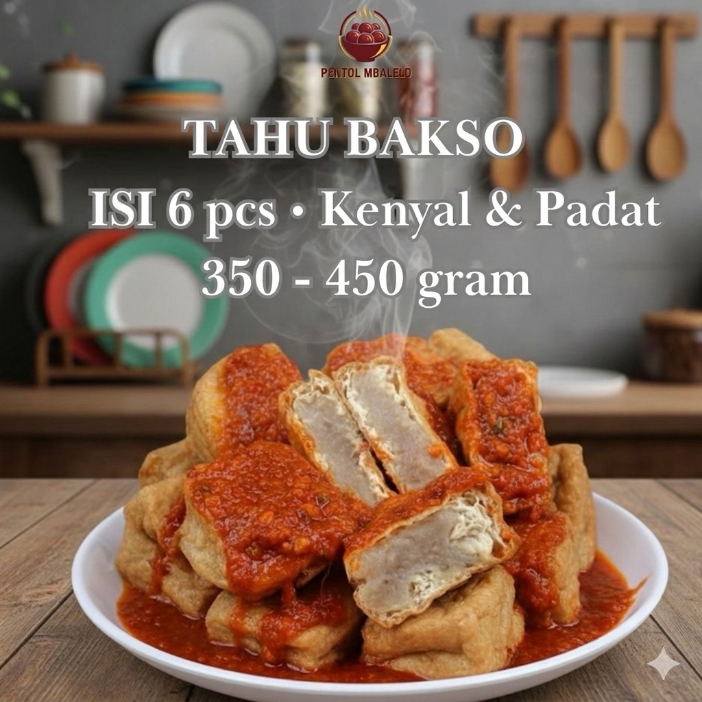 Tahu Bakso Ayam Fresh Mix Tetelan Sapi malang total 6 pcs | Free Saos Sambal
