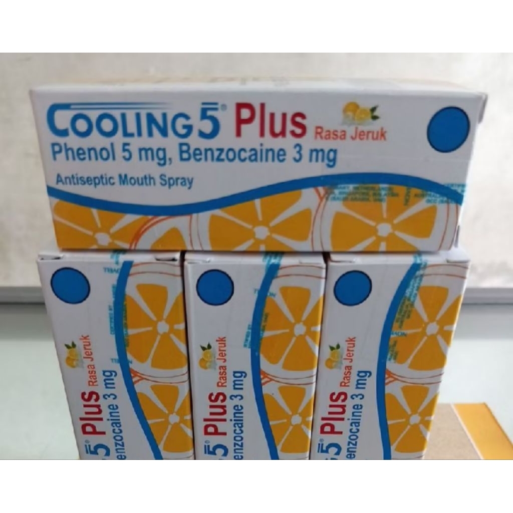 Cooling 5 plus orange untuk sakit gigi