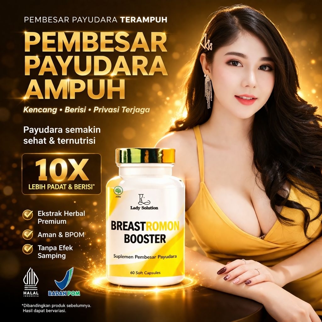 BREASTROMON BOOSTER 60 SOFTGEL HORMON ESTROGEN PEMBESAR PAYUDARA ORIGINAL TERLARIS