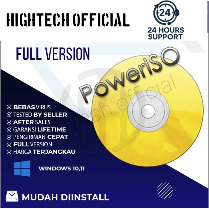 Aplikasi Manajemen ISO PowerISO 9 [WIN] Full Version