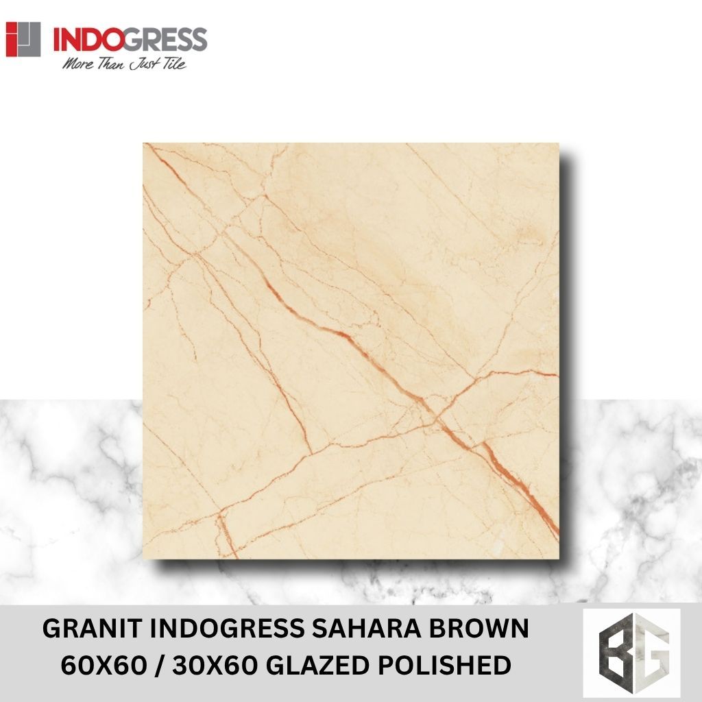 GRANIT INDOGRESS Sahara Brown 60x60 / 30x60 Glazed Polished