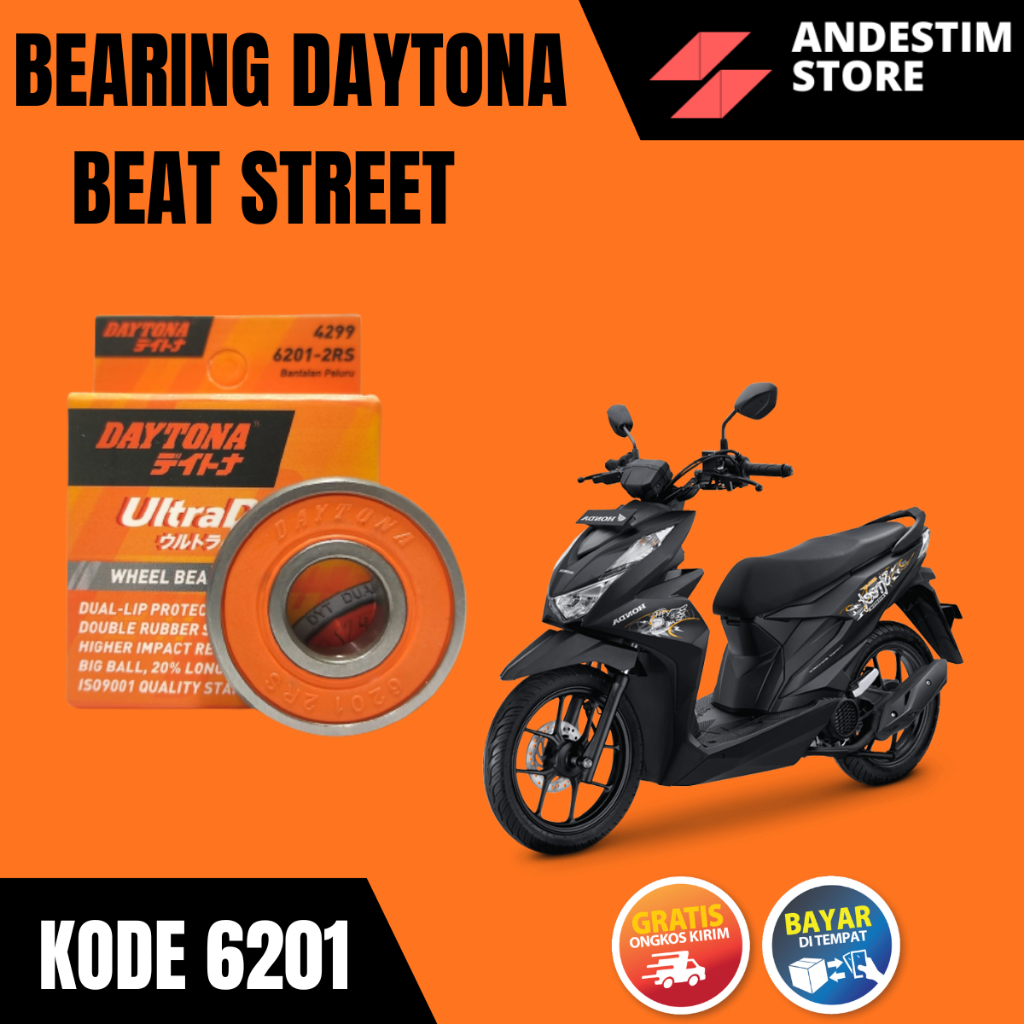 Bearing laher daytona Honda Beat street original 6201-RS