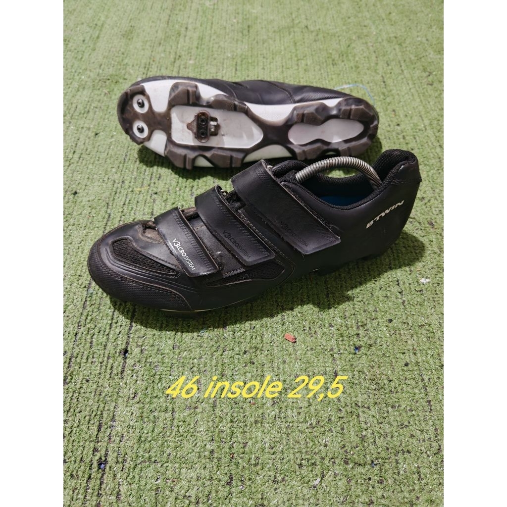 sepatu sepeda mtb s46 btwin