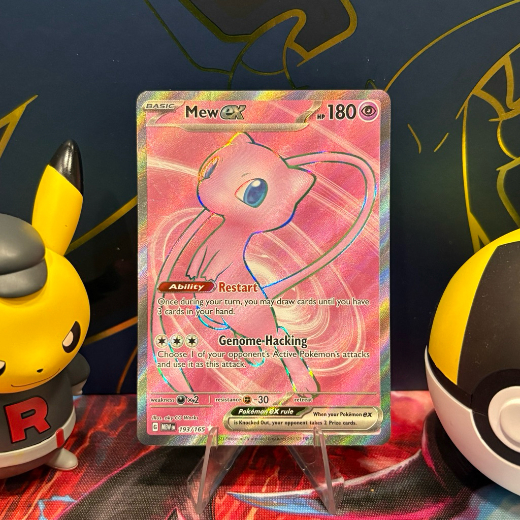 Mew Ex 193/165 ENG - UR Full Art - Scarlet & Violet 151 - Pokemon TCG