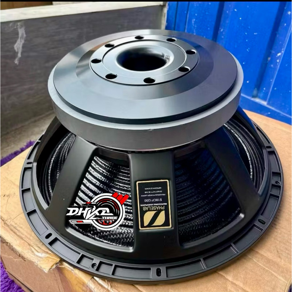 SPEAKER PHASELAB 18CF1200 CARBON + PACKING / Speaker Phase lab 18CF1200 Carbon original / Speaker Ph