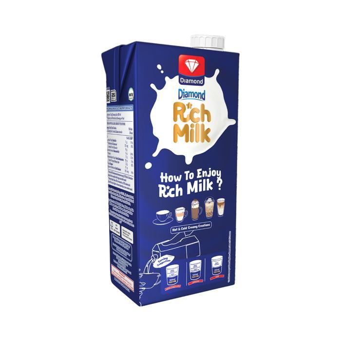 Diamond UHT Rich Milk 1L Creamy Premium (PCS)