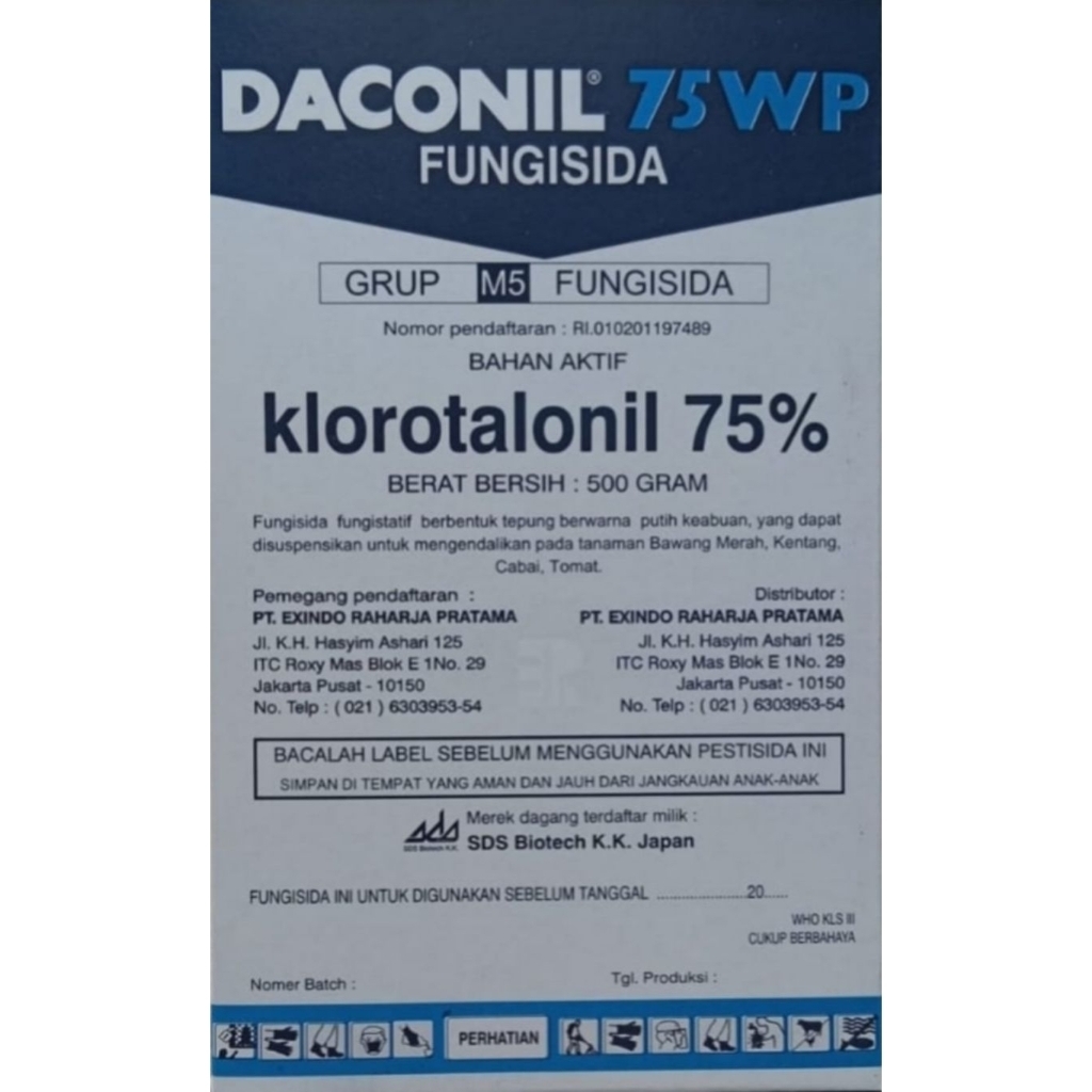 DACONIL 75 WP 500 GR FUNGISIDA