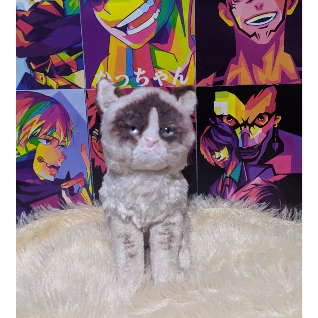 Boneka Kucing GUND Grumpy Cat Mini Plush