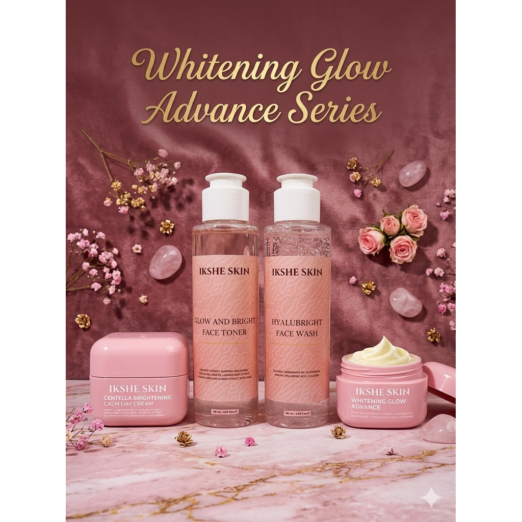 IKSHE SKIN Super Whitening Glowing Advance Series BPOM