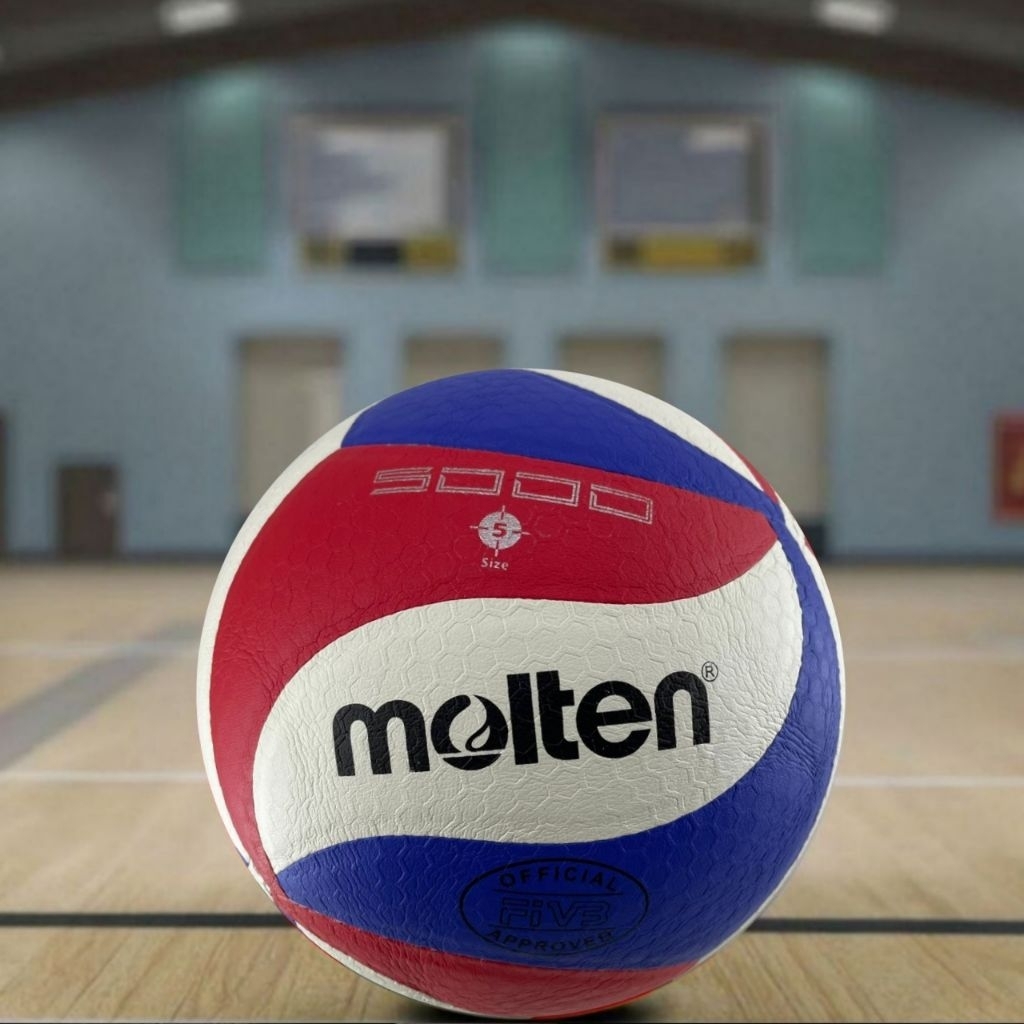 MOLTEN Bola Voli Molten Size 5 Kualitas Dewasa Indoor Outdoor
