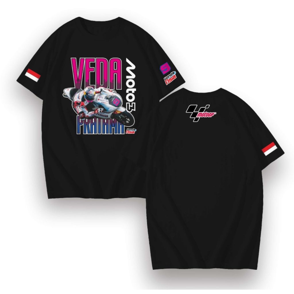 kaos veda ega pratama hitam terbaru