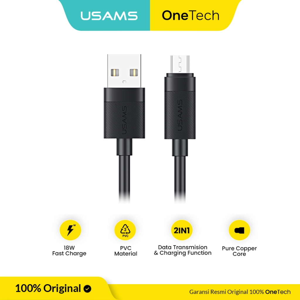 USAMS U94 Kabel Data Fast Charging USB Micro Lightning