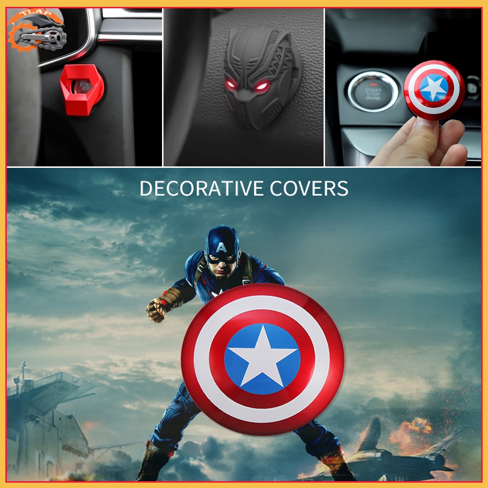 Cover Button Start Stop Engine/Universal Engine Cover Car Start Stop Button/Cover Penutup Tombol Sta