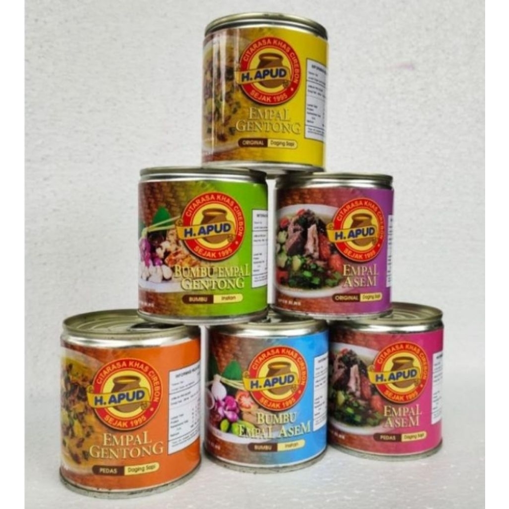 Bumbu empal gentong dan empal asem haji apud kaleng khas Cirebon. empal gentong dan empal asem kalen