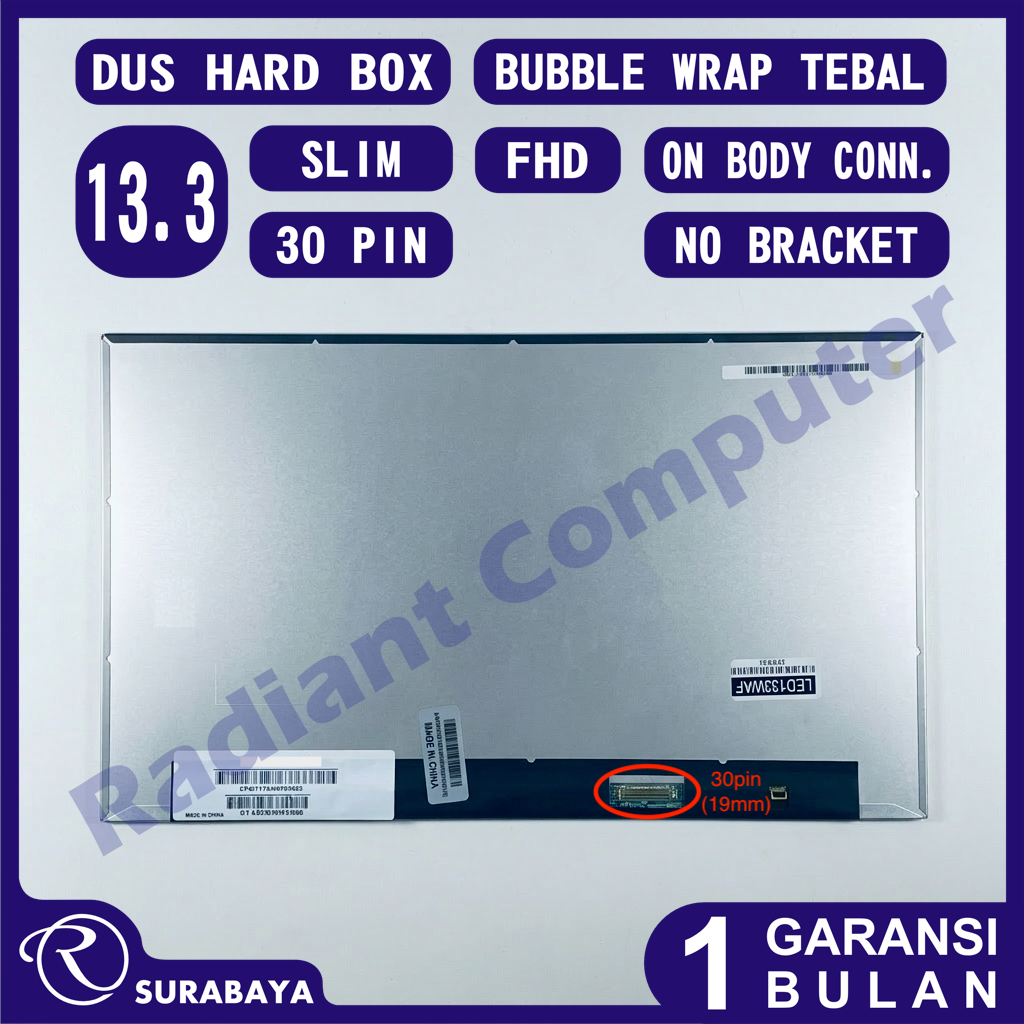 LCD LED No Touchscreen Toshiba Portege X30-F X30-G X30L-G
