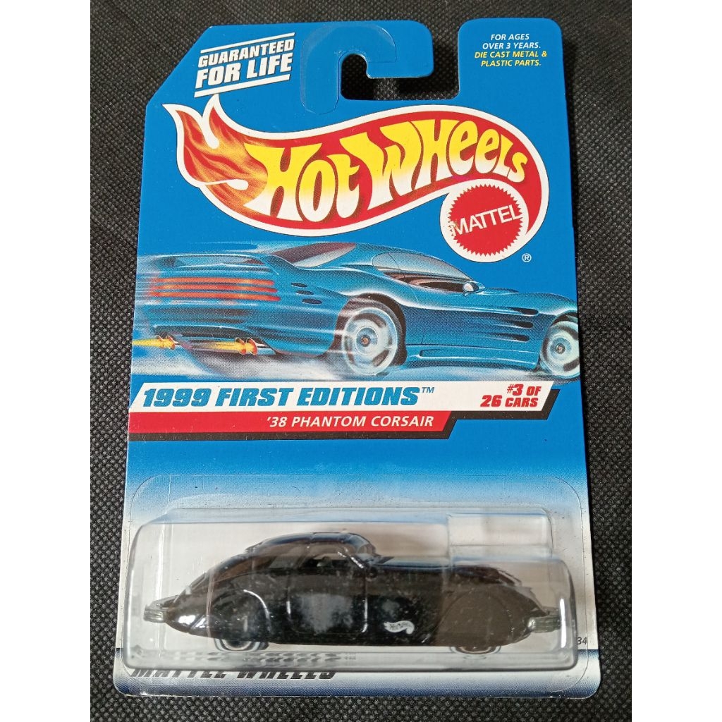 HOT WHEELS '38 PHANTOM CORSAIR HITAM