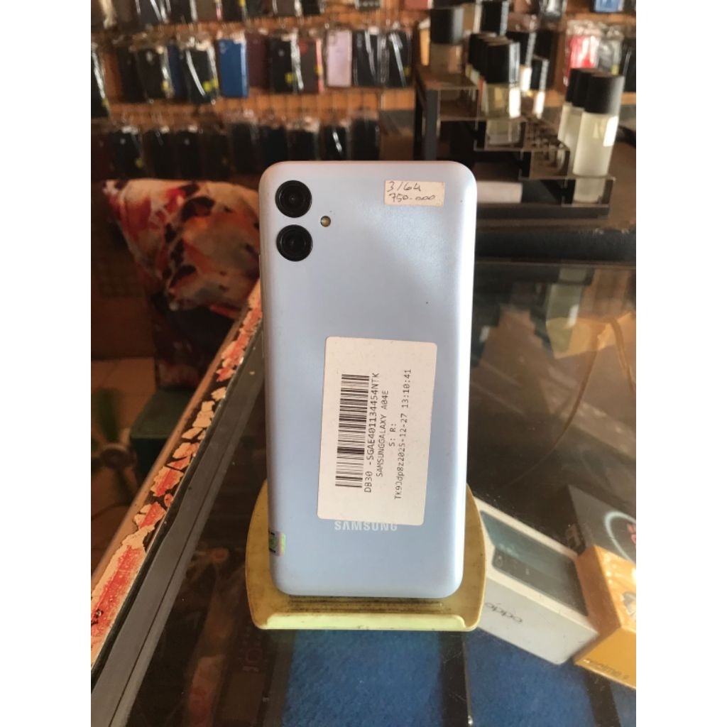 SAMSUNG GALAXY A04E RAM 3/64 SECOND ORIGINAL,HP ONLY(HP AJA)