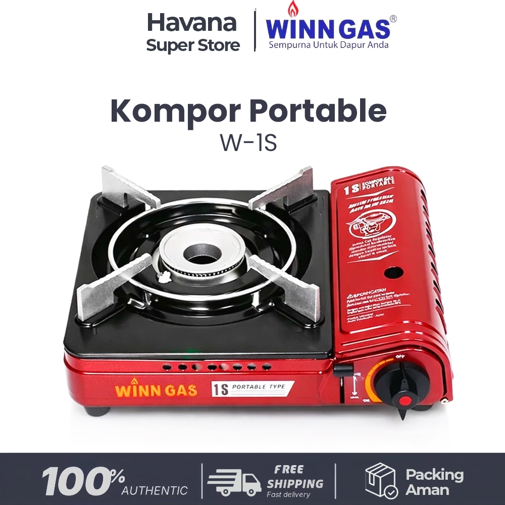 Winn Gas Kompor Portable Winn Gas W-1S Free Koper