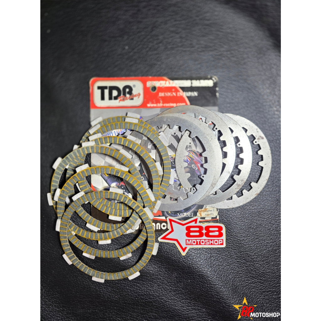 TDR Kampas Kopling + Plat Gesek Kevlar Racing Jupiter Z Vega R Crypton