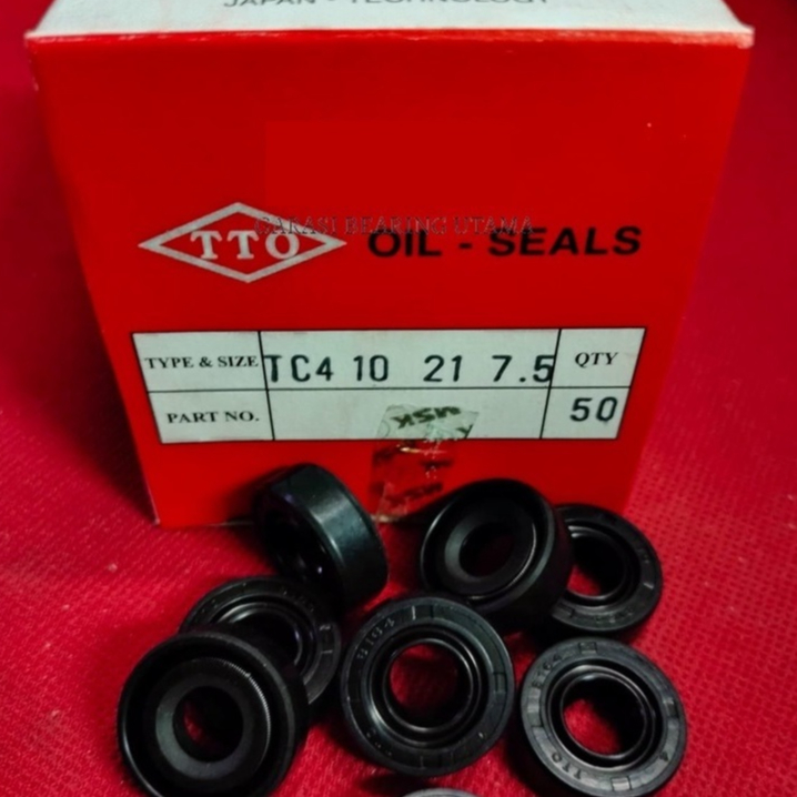 TC4 10 21 7.5 TTO OIL SEAL SHOCK BELAKANG HONDA VARIO SCOOPY