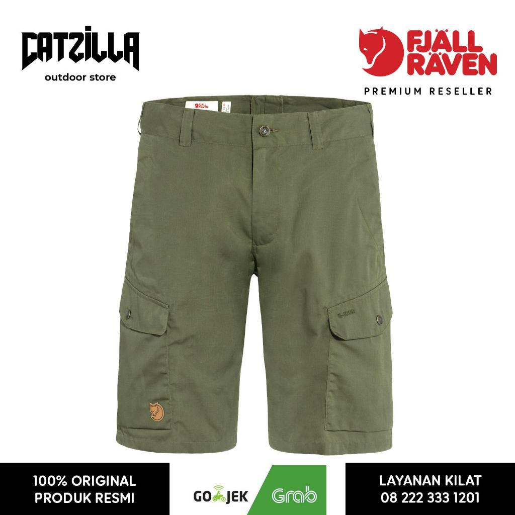 Celana Cargo Pendek Fjallraven Ruaha Shorts Warna Laurel Green Size 52