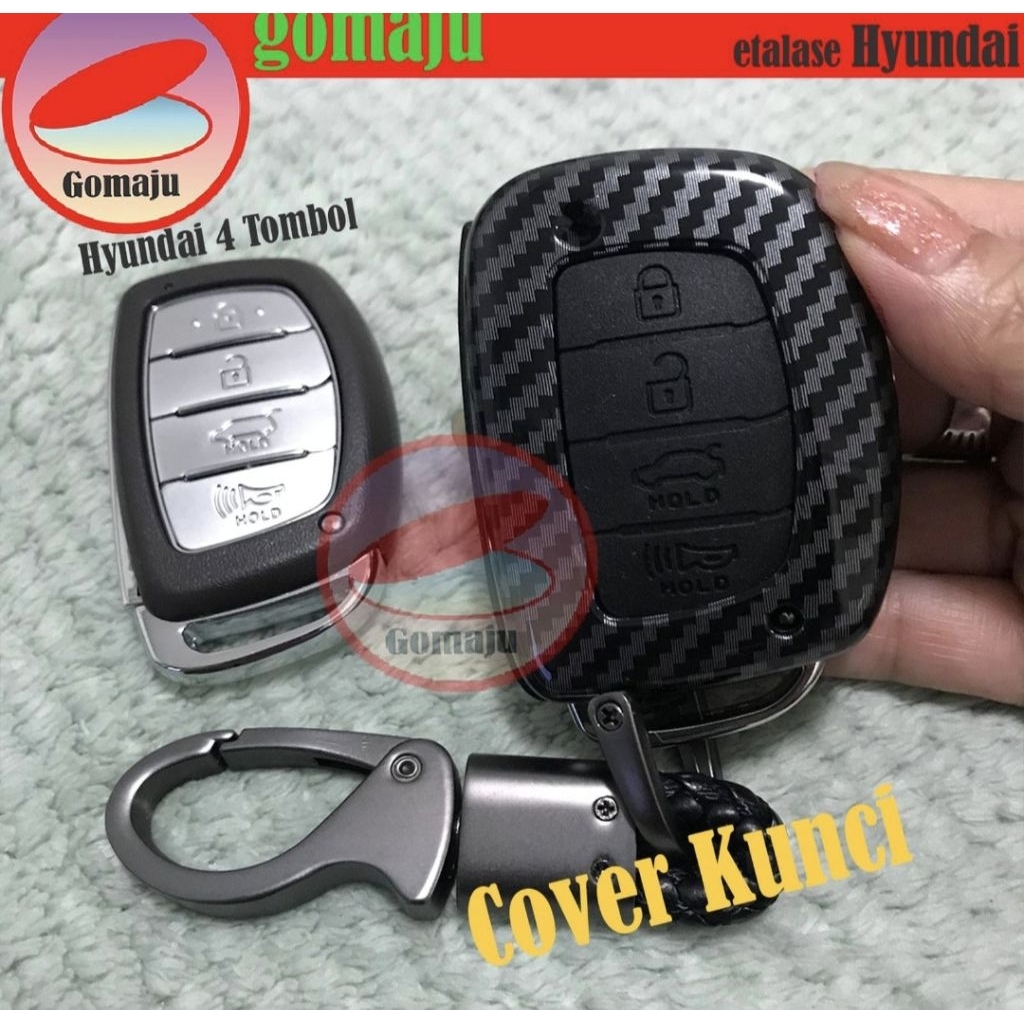 Cover Kunci Hyundai Tucson Sarung Kunci RPC Hyundai 4 Tombol