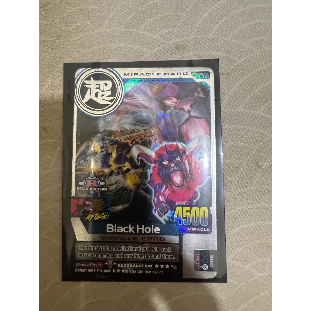Kartu Animal Kaiser Black Hole ORIGINAL MESIN EVO