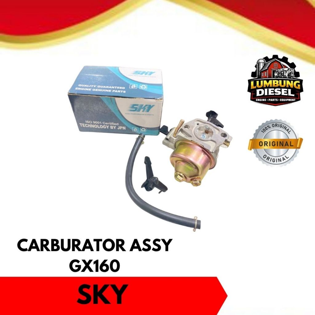 Carburator Assy GX160 GX200 SKY Original / Karburator GX160 GX200 Mesin Penggerak