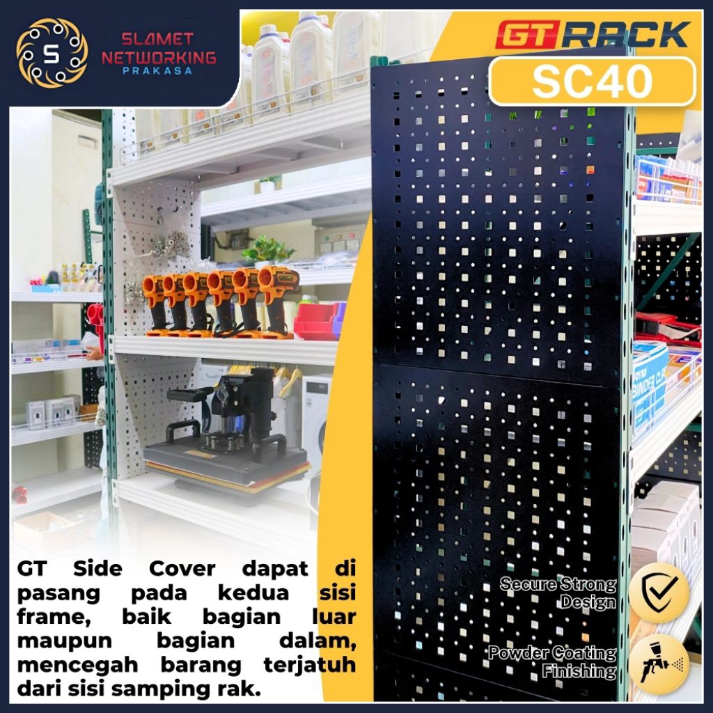 PENUTUP BELAKANG RAK - GT Back Cover BC210 for all GT210 rack series