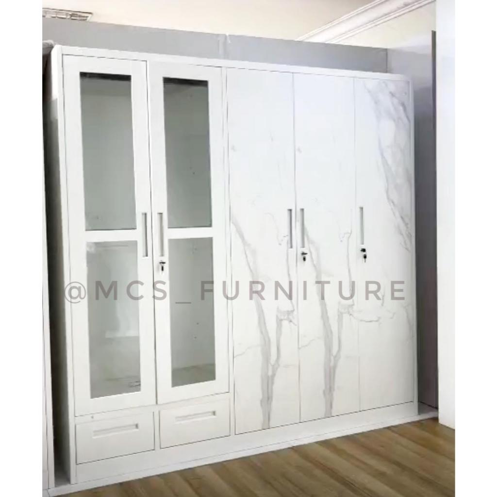 Lemari Besi Jumbo 5 Pintu Mebel MCS Furniture Semarang