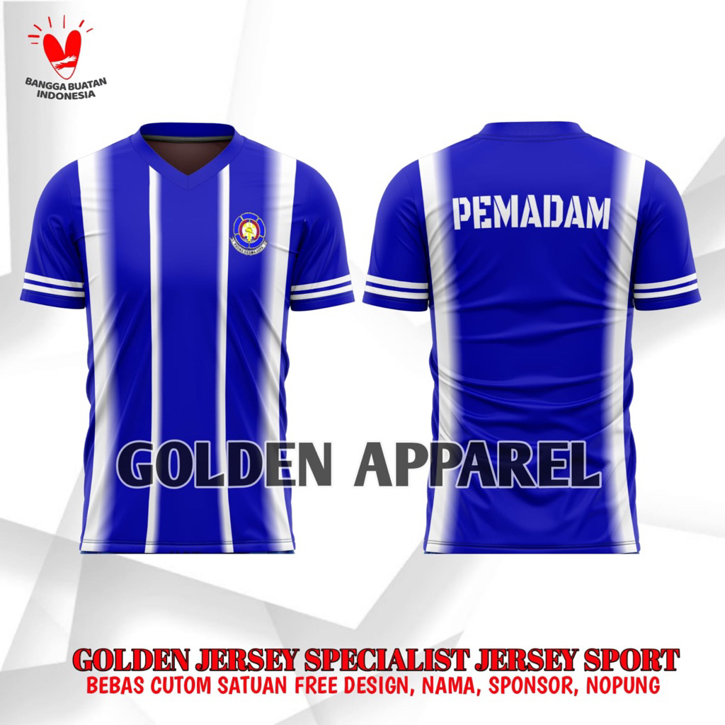 kaos jersey damkar printing/baju kaos damkar murah/kaos jersey damkar pemadam custom