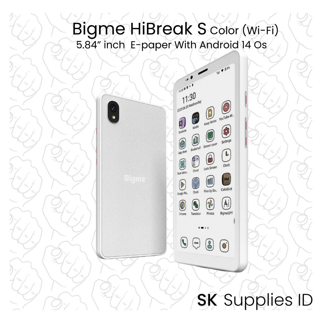 Bigme HiBreak S Color Ebook reader E Ink ePaper Android Sejenis Kindle Boox Meebook