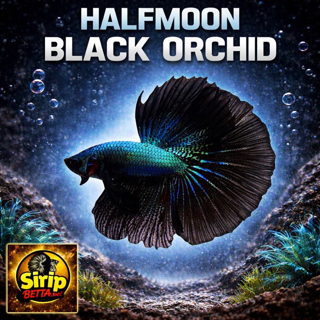HALFMOON BLACK ORCHID