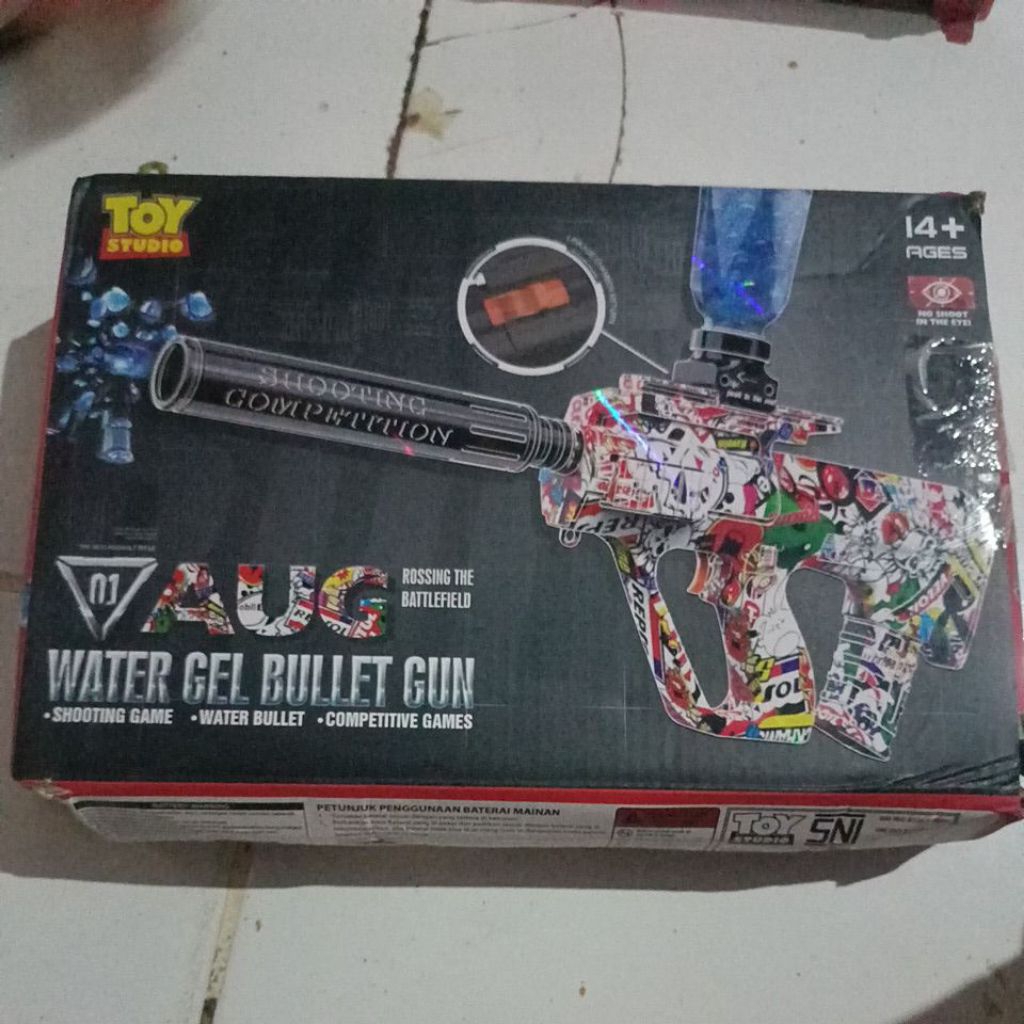 Tembak tembak mainan# Viral # Mainan #AUG water gel