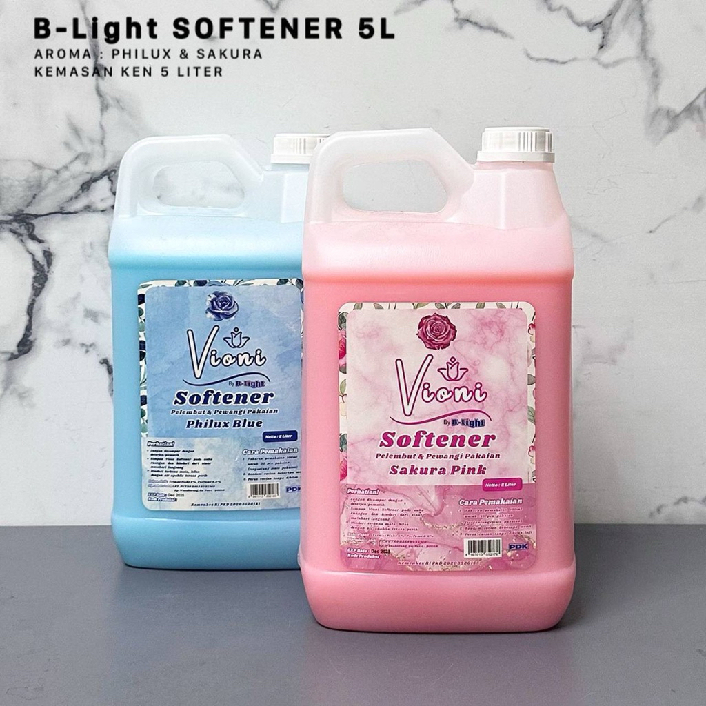 SOFTENER PEWANGI PAKAIAN B - Light PREMIUM KEMASAN 5 LITER