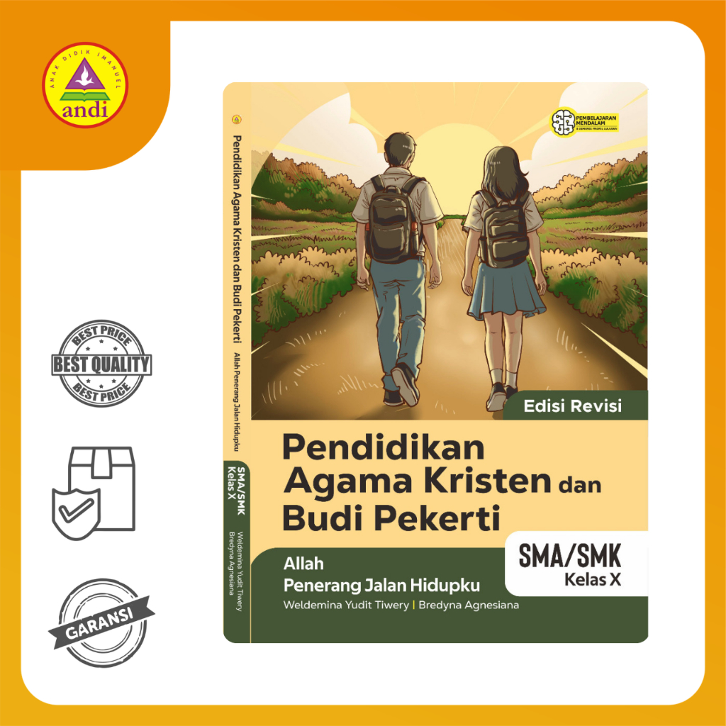 Buku Rohani Andi - Pendidikan Agama Kristen dan Budi Pekerti Kelas 10