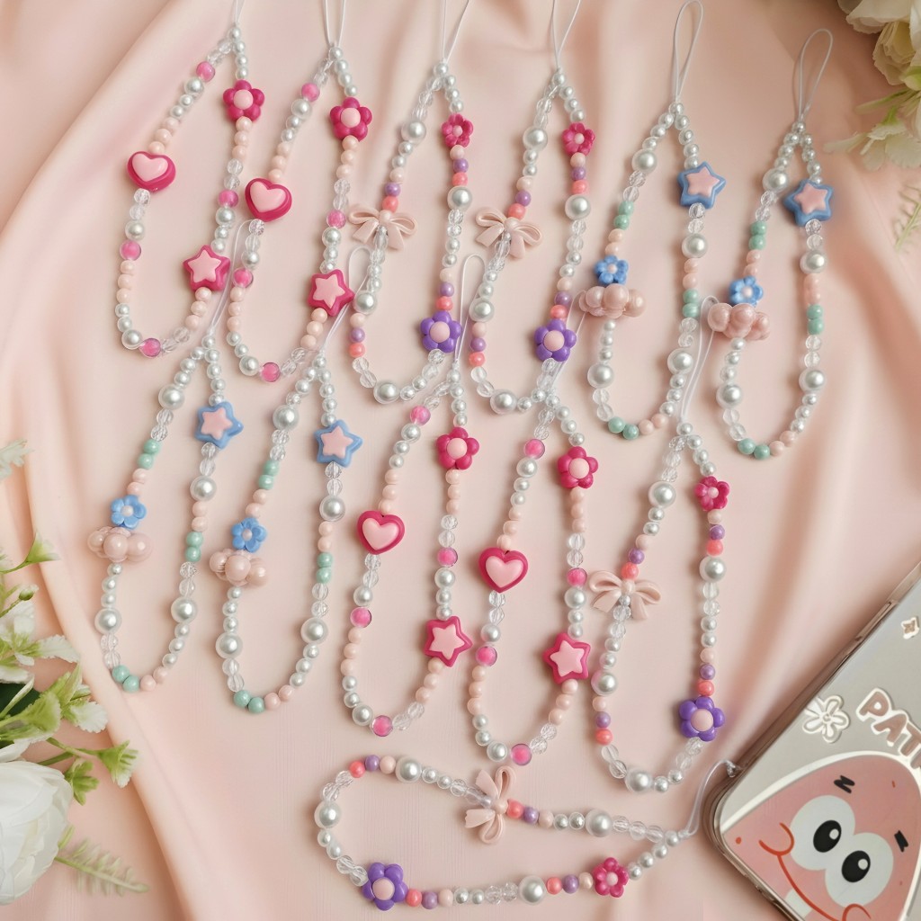 (12 pcs) Gantungan Hp Phone Strap Gantungan Tas Bag Charm Gantungan Kunci Keychain Barang Grosir Aks