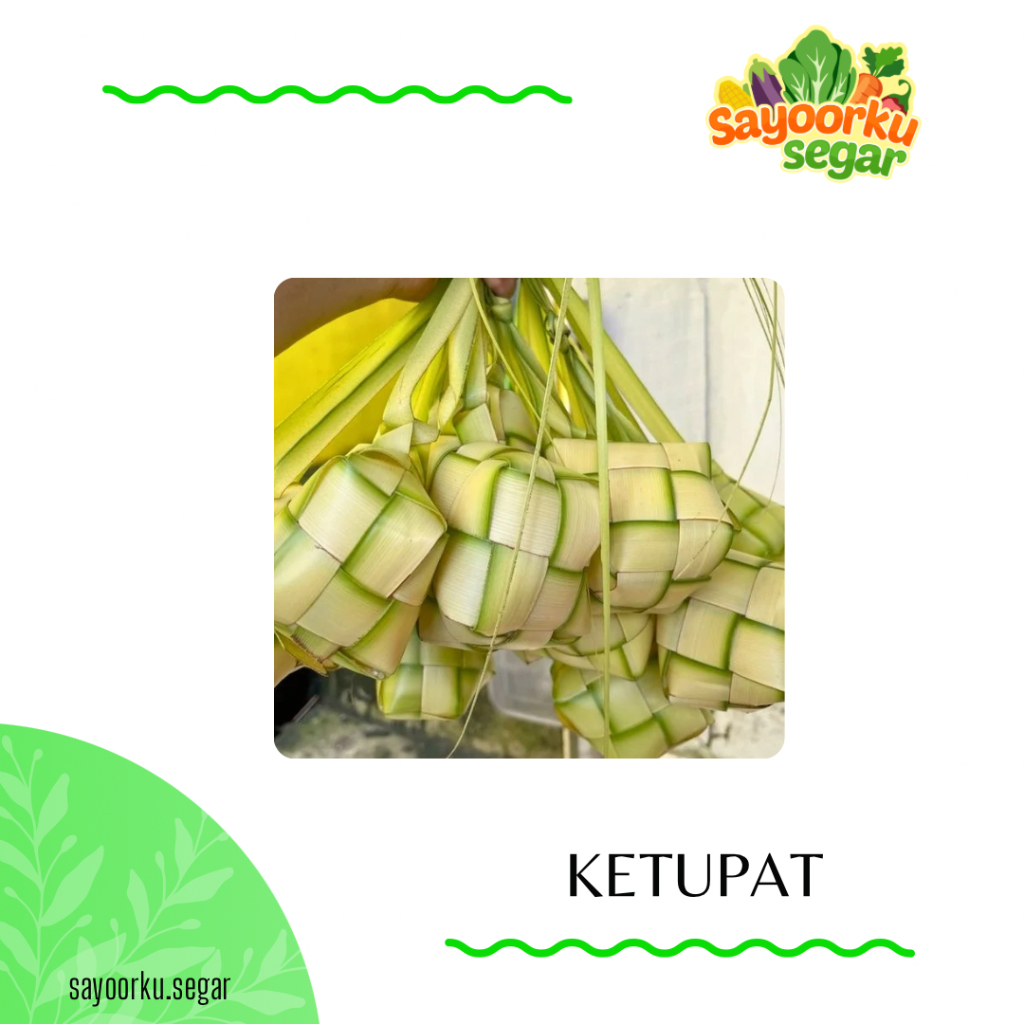 Ketupat kosong/ ketupat janur/ selongsong