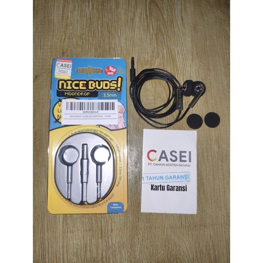 Moondrop Nicebuds warna Clear - bekas