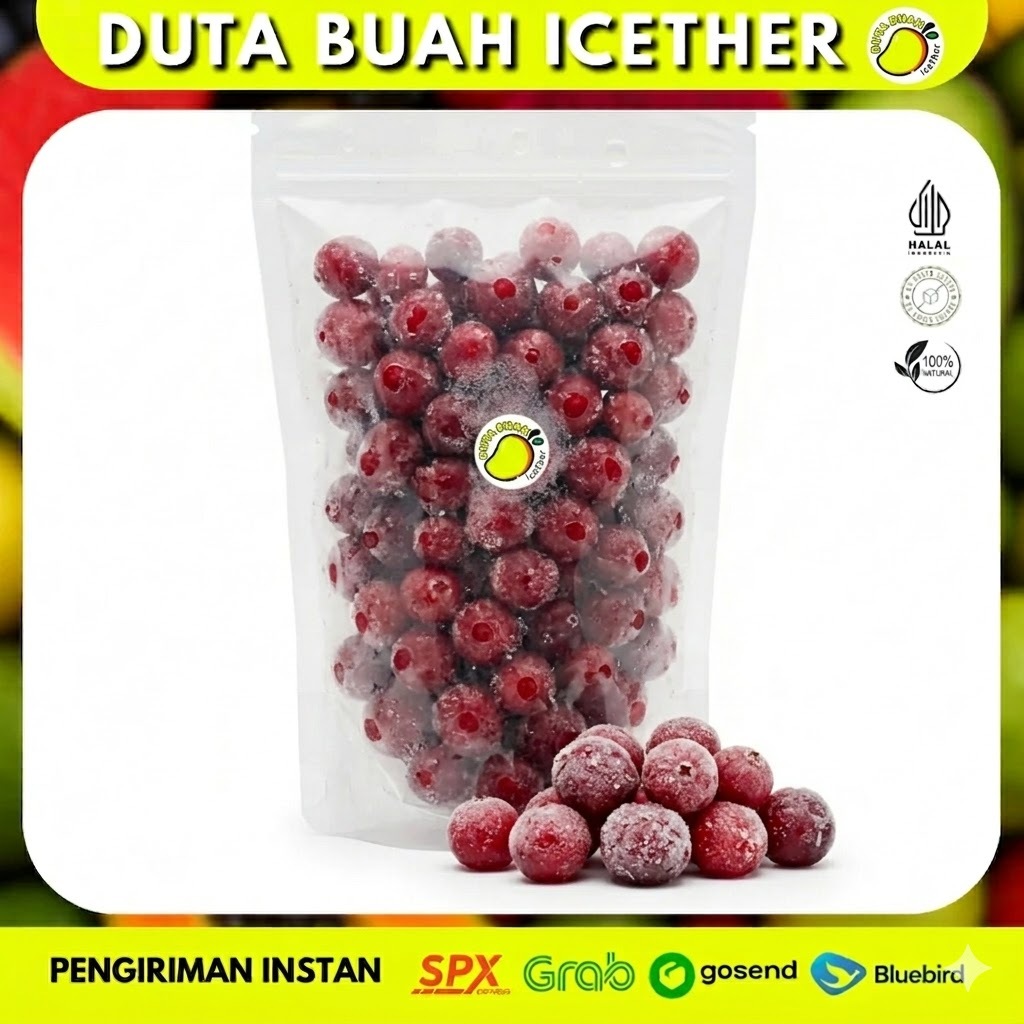 Cranberry Frozen Fruit – Buah Beku Segar Siap Konsums | Duta Buah Icether Bandung