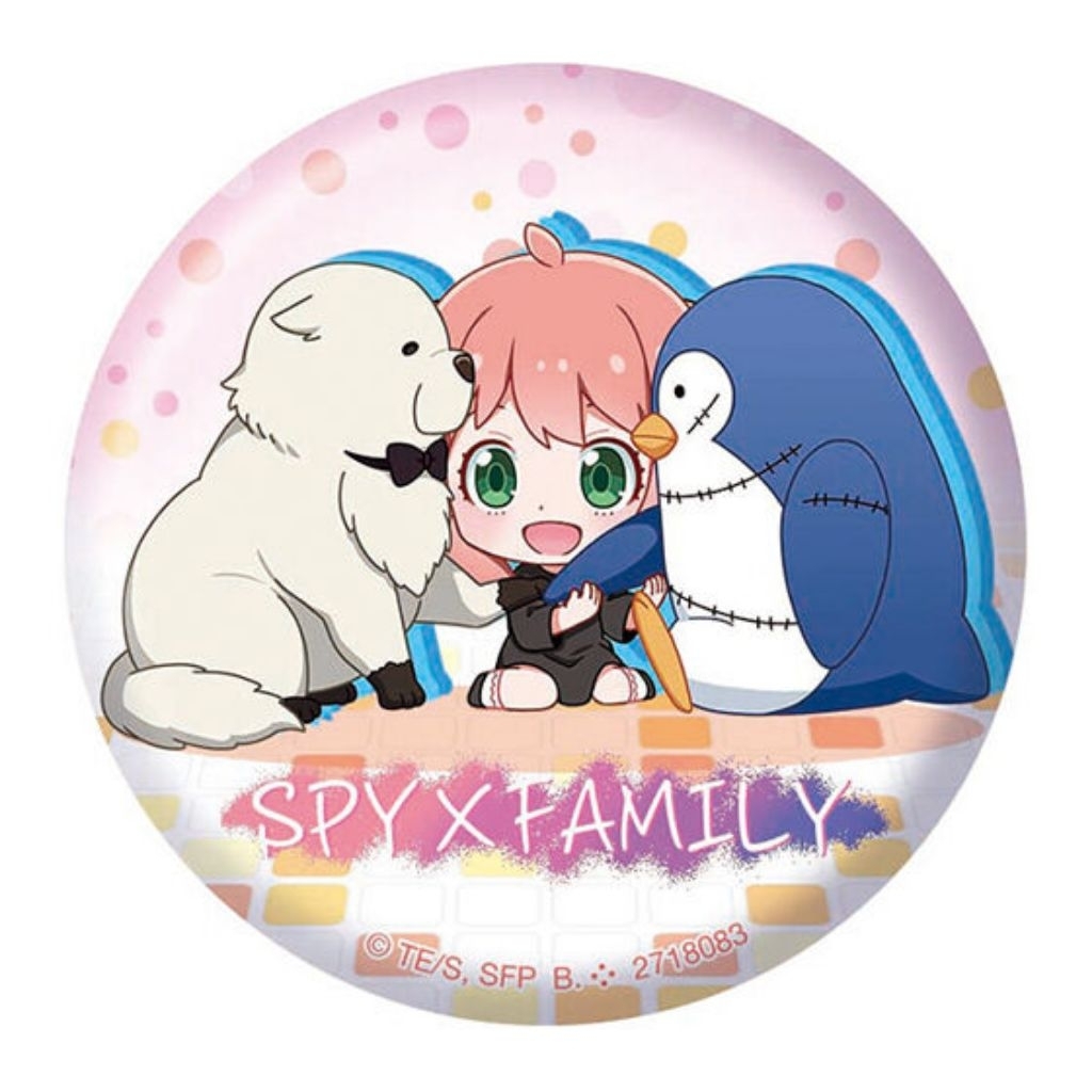 Gashapon Spy x Family Anya n Bond Can Badge