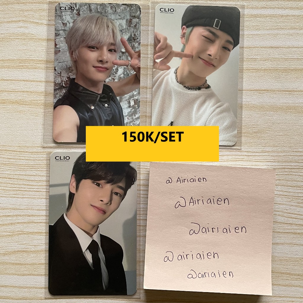Straykids I.N Jeongin Ayen Clio & Nacific Photocards