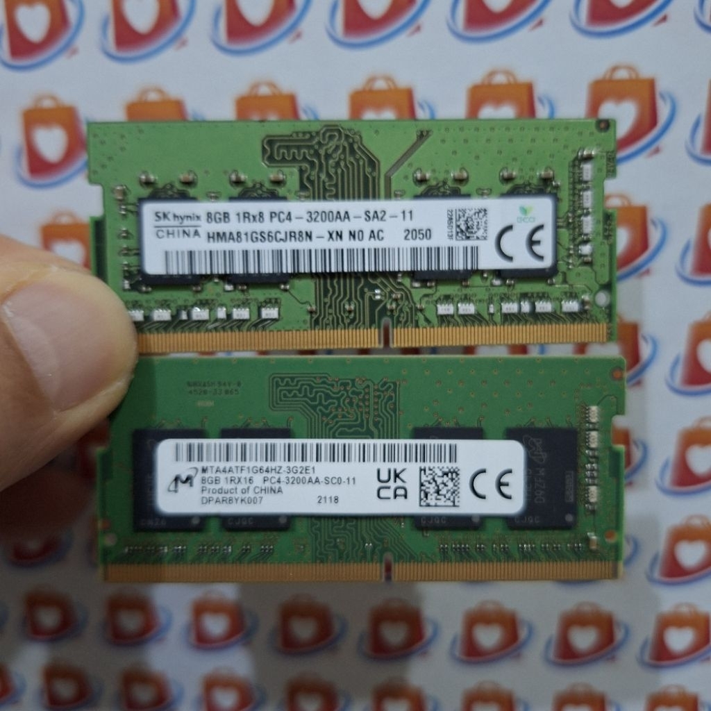 RAM Mixed DDR4 16GB (2x8GB) 3200