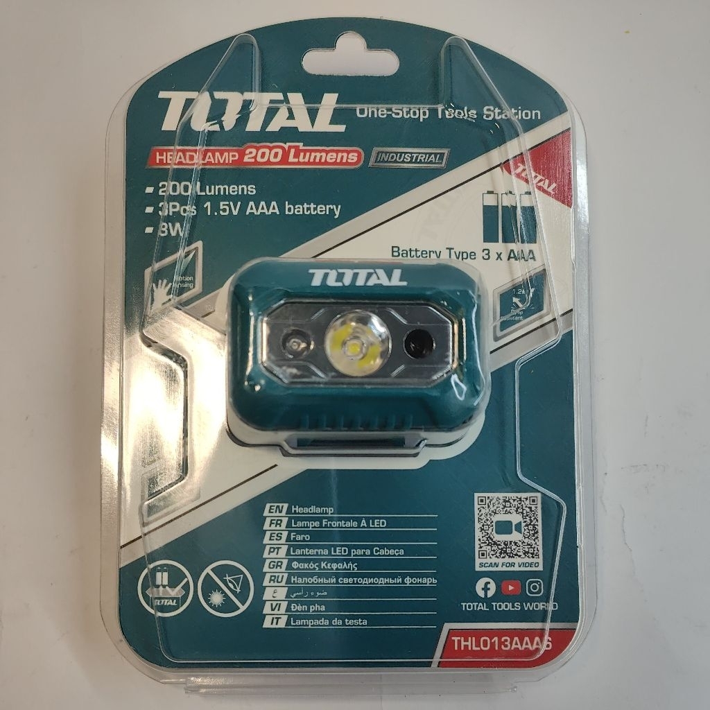 SENTER KEPALA LAMPU HEADLAMP BATERAI AAA THL013AAA6