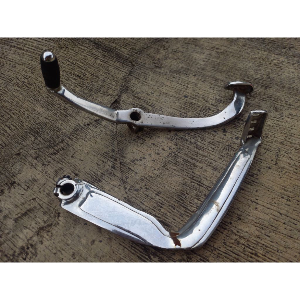 Pedal rem double disc & overan gigi suzuki satria 2tak SECOND original toko