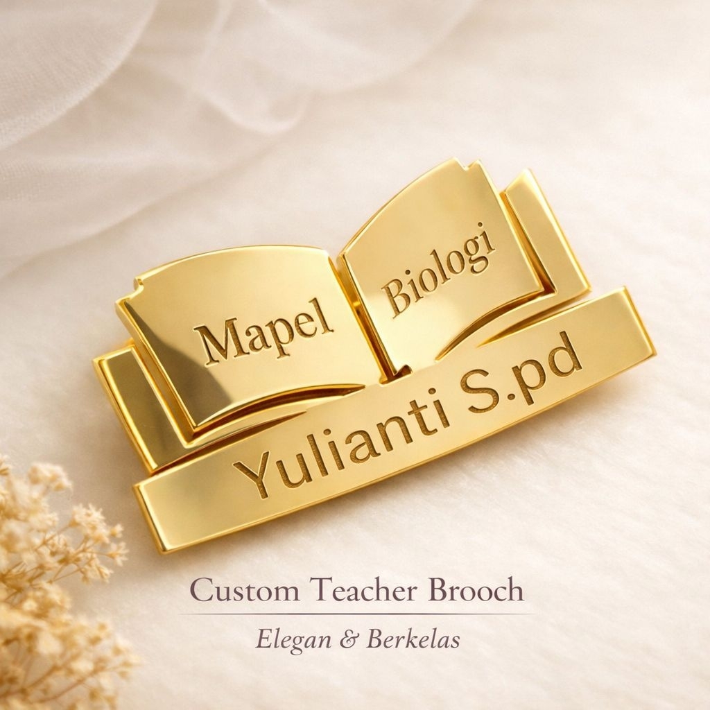 Bros Custom Nama Guru Bros Hijab Bros Peniti Bros Logo