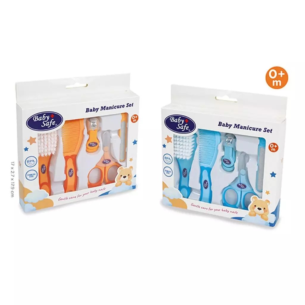 Babysafe Manicure Set Rkm105 / Gunting Kuku Dan Sisir Bayi 1 Set