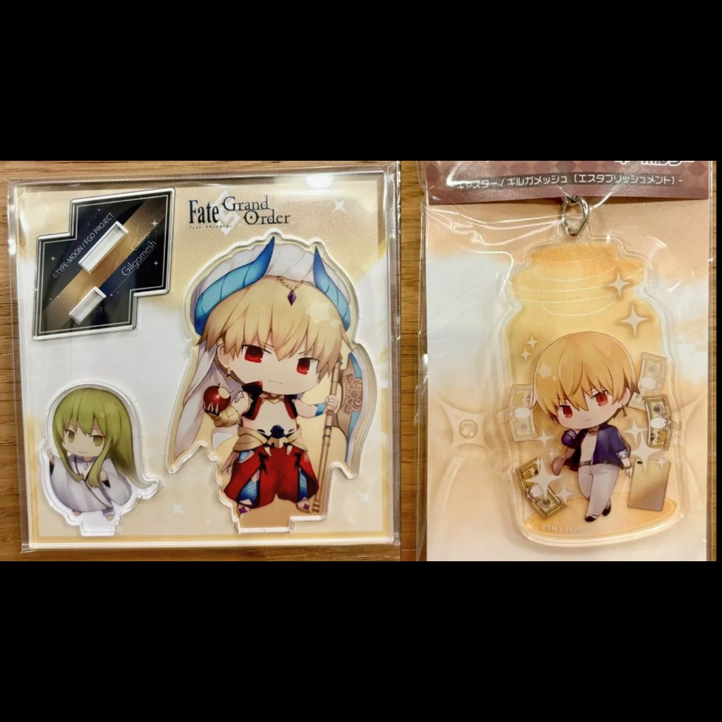 Fate Grand Order FGO Standee Gilgamesh, Fate Stay Night Keychain Archer Gilgamesh