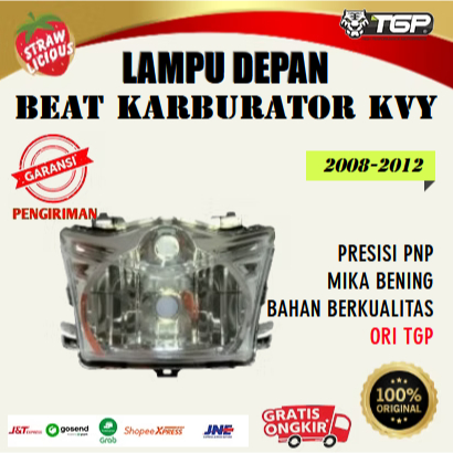 Lampu Depan Reflektor Beat Karburator KVY 2008 - 2012 Motor Honda Variasi Aksesoris TGP